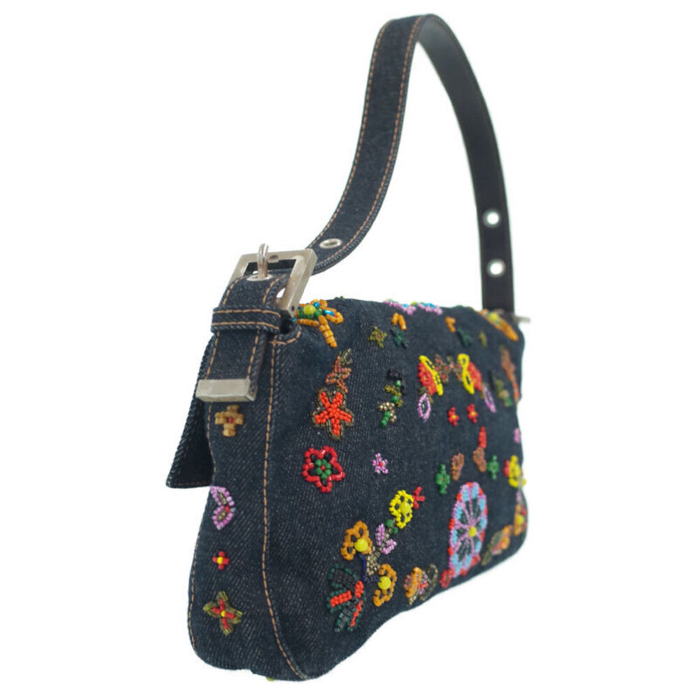 Fendi Bag Mamma Semi Beaded Shoulder Bucket